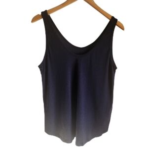 Quince Navy Cotton Modal Tank Top Sz M